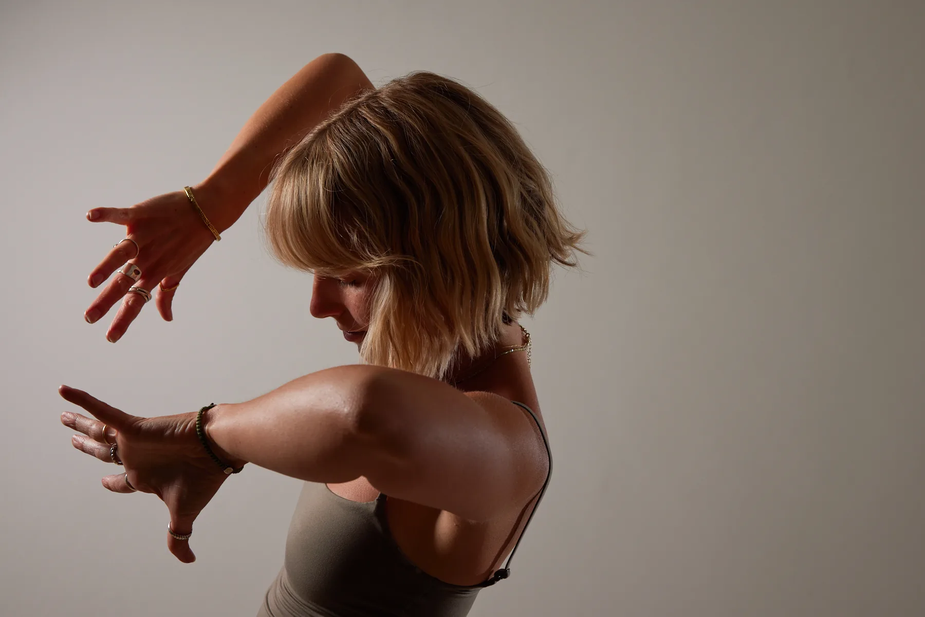 A teacher leading a workshop at Phoenix Yoga