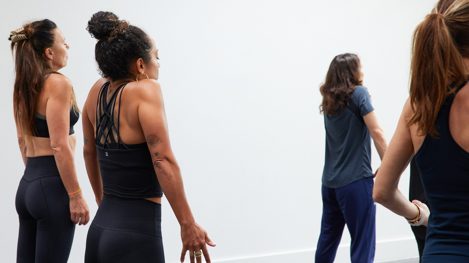A Vinyasa yoga class flowing together at Phoenix Yoga