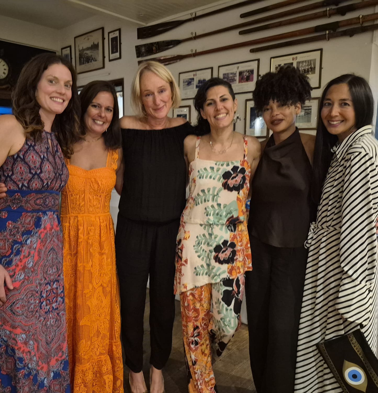 Members of the Phoenix Yoga community together at a celebration