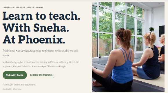 Yoga Teacher Training with Sneha at Phoenix